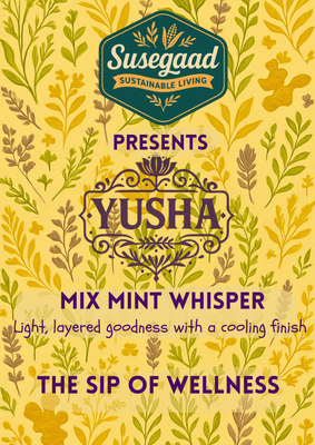 Yusha Mix Mint Whisper Instant Soup | 40 g Pure Nourishment | UK Origin | 100% Organic Multi-Pulse Blend