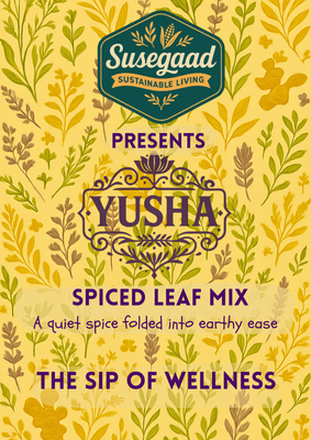 Yusha Spiced Leaf Mix Instant Soup | 40 g Pulses-Based Wellness Bowl | Mixed Lentils, Cumin & Turmeric